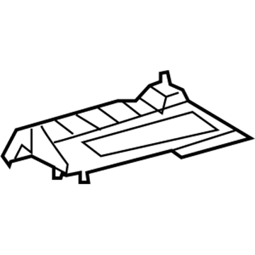 Lexus 58313-53030 Extension, Rear Floor Pan To Quarter Panel, RH