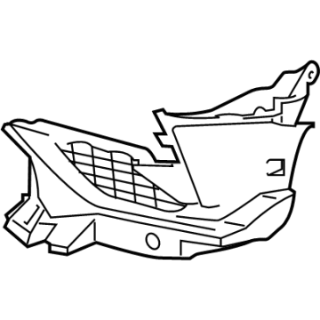 BMW 51-11-8-073-521 Bumper Grille, Front Left