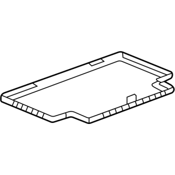 GM 84718061 LINER-F/FLR CNSL COMPT *BLACK