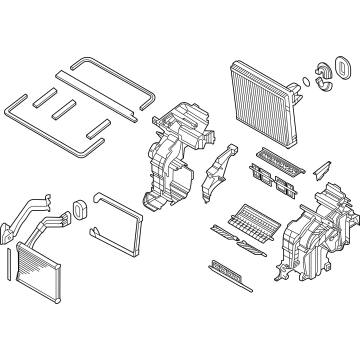 Kia 97205Q4500 HEATER & EVAPORATOR