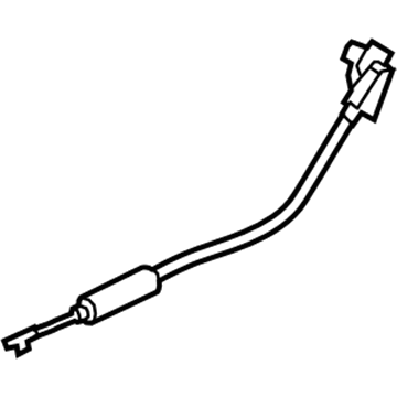 BMW 52-10-7-409-764 Bowden Cable, Seat Rail, Right