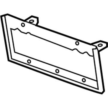 Mopar 5029222AD Frame-License Plate