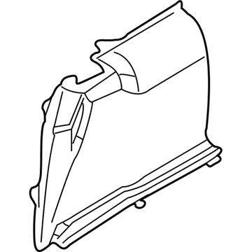 BMW 51-47-8-217-134 Trunk Trim Panel, Right