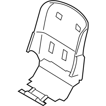 Lexus 71705-50230-A2 Board Sub-Assy, Front Seat Back, RH