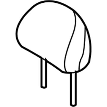 Lexus 71910-50570-A0 Headrest Assy, Front Seat