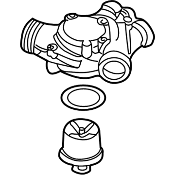 BMW 11-53-1-406-762 Thermostat Housing