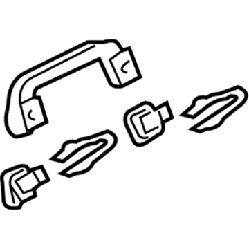 Acura 83240-SNA-A11ZV Grab Rail Assembly (Sandstorm) (Coat Hanger)