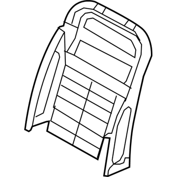Nissan 87651-1GR0A Frame Assembly-Front Seat Back, LH