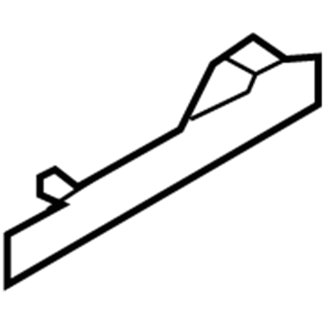 Nissan 87557-1AA0A Cover-Seat Slide Outer, LH