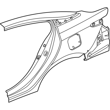 Nissan GH100-5EFMA FENDER ASSY-REAR, RH