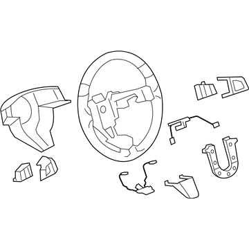 GM 25856929 Steering Wheel