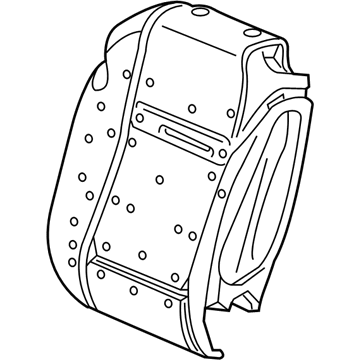 GM 13489052 Seat Back Pad