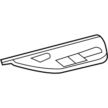 Lexus 58314-12320 Panel, Rear Floor Side, LH