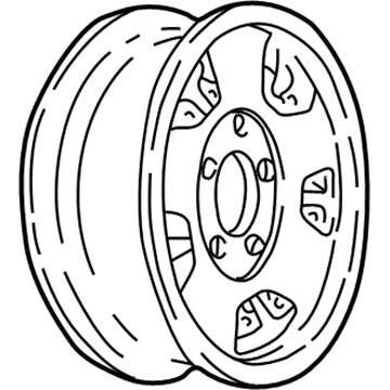 GM 9591783 Wheel Rim Assembly-15 X 7