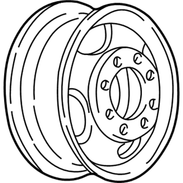 GM 9593148 Wheel