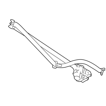 Lexus 73210-48530-A0 Belt Assembly, Front Seat