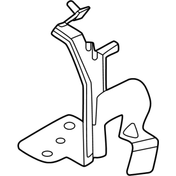 Nissan 64867-6LX0A BRACKET-BATTERY MOUNTING, LOWER