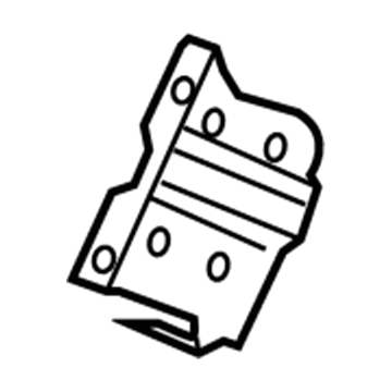 Honda 77255-SNA-A00 Bracket, Radio (Passenger Side)