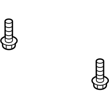 Toyota 90119-A0229 Rear Brace Bolt