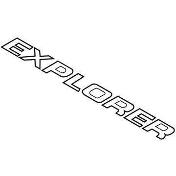 Ford 4L2Z-7842528-BA Nameplate