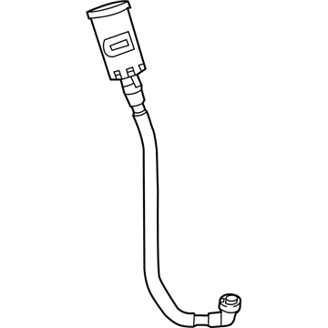 BMW 16-13-7-367-308 VENT PIPE WITH DUST FILTER