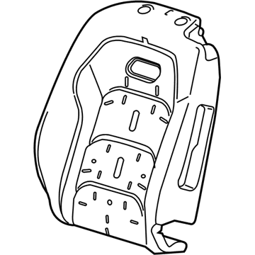 GM 84064385 Seat Back Pad