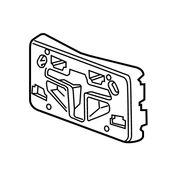 GM 42679720 License Bracket