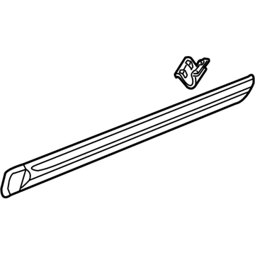 Kia 877212G000 MOULDING Assembly-Rear Door