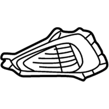 Hyundai 86521-C1810 Cover-Front Bumper Fog Lamp, LH