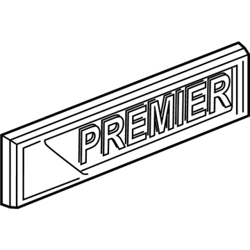 GM 42500429 Nameplate
