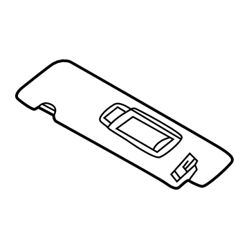 BMW 51-16-7-429-919 Left Sun Visor