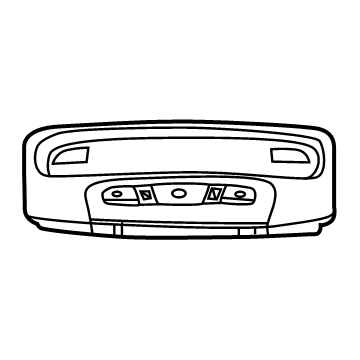 BMW 61-31-9-355-396 Interior Light, Front