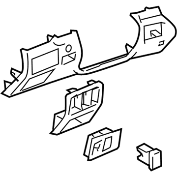 Lexus 55045-53063-A1 Panel Sub-Assy, Instrument