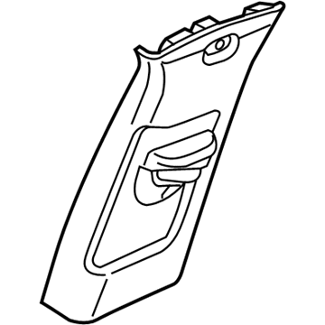 GM 84543883 Upper Center Pillar Trim