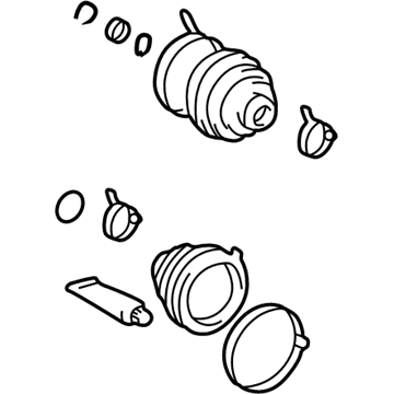 GM 88972759 Boot Kit, Front Wheel Drive Shaft Tri-Pot & Cv Joint