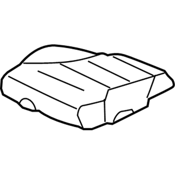 Honda 81131-SVA-A01ZA Cover, Right Front Seat Cushion Trim (Atlas Gray)