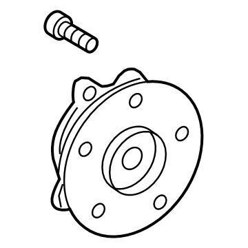 Toyota 43550-0E040 HUB & BEARING ASSY