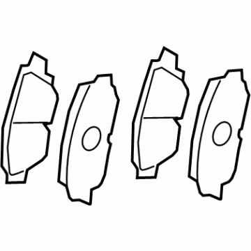Lexus 04465-78020 PAD KIT, DISC BRAKE