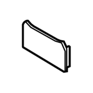 Nissan 79952-1ES0A Finisher-Rear Parcel Shelf