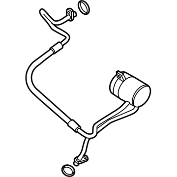 Nissan 92490-5MP0B HOSE-FLEXIBLE, HIGH