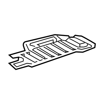Honda 74630-TLB-A00 Plate B, FR. Floor Baffle (Upper)
