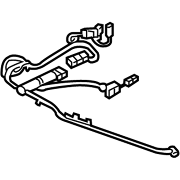 Lexus 82195-60020 Wire, Rear Seat, RH No