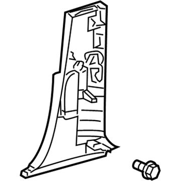 Lexus 62413-50170-A2 GARNISH, Center Pillar