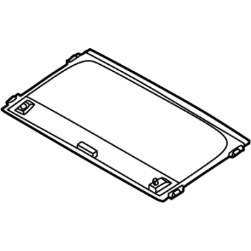 Kia 81666A9000BSU SUNSHADE Assembly-SUNROO