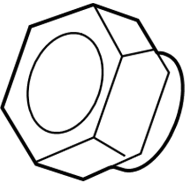 Kia 872592F000 Nut-Cap Rear Spoiler