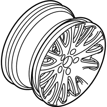 Ford 9H6Z-1007-C Wheel, Alloy