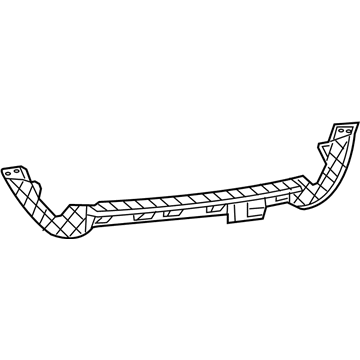 Mopar 68081416AF Bracket-Rear Bumper