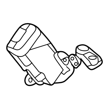 Honda 04827-3W0-A00ZA BUCKLE SET *NH900L*