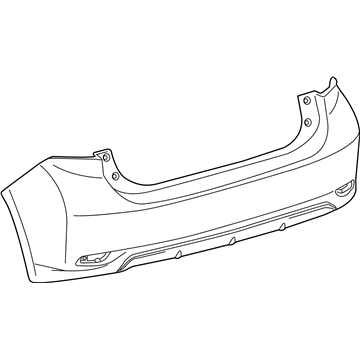 Lexus 52159-76900 Rear Bumper Cover, L/C