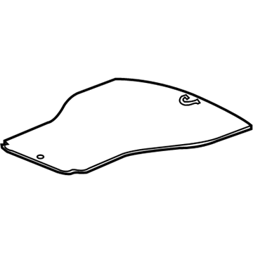 Honda 84521-TE0-A00ZA Lid, Spare Tire *NH85L* (GRAY ELEVEN)